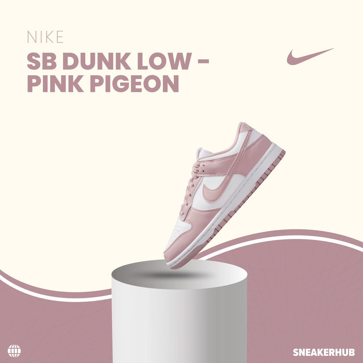 Nike sb dunk low pink pigeon