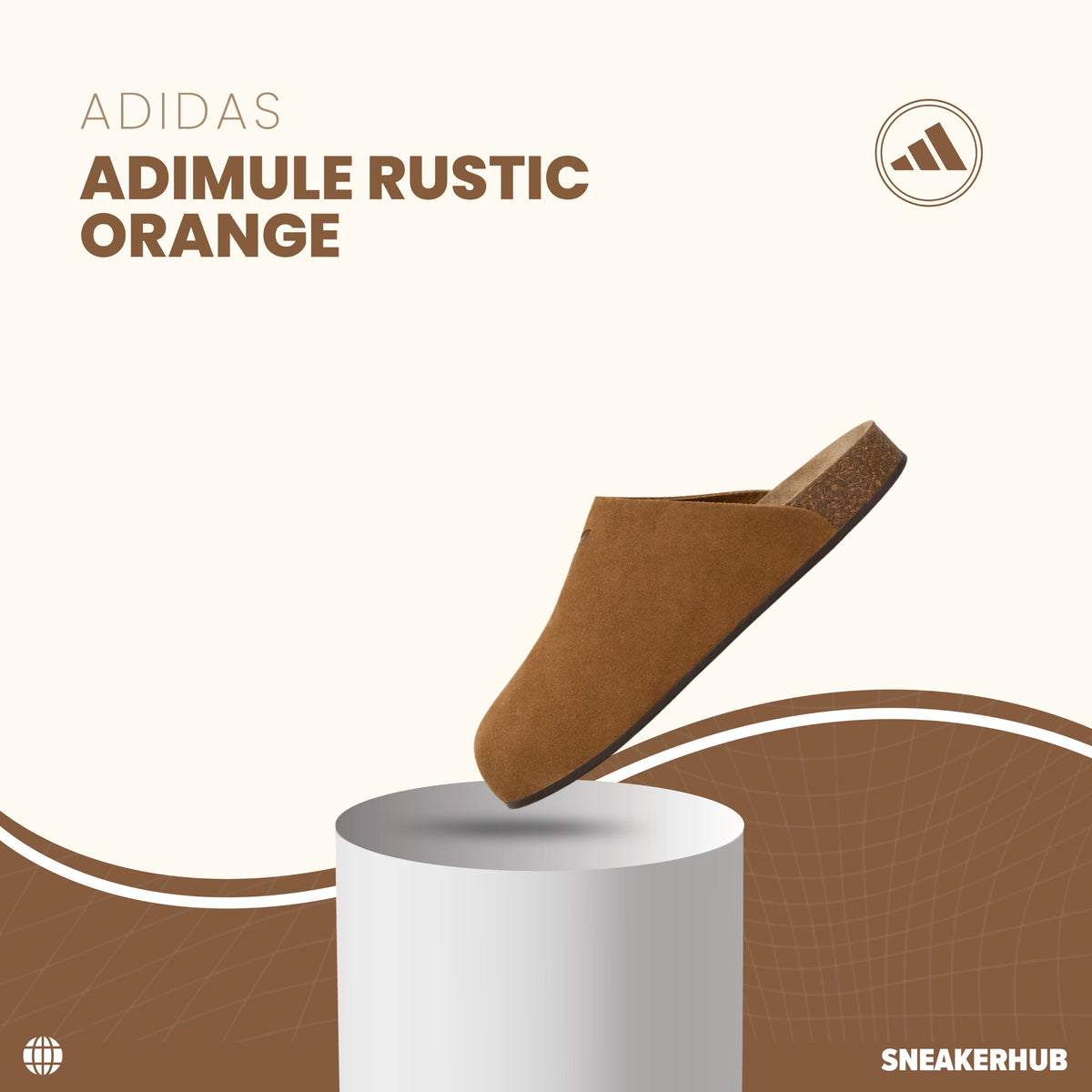Adidas Adi mule rustic orange