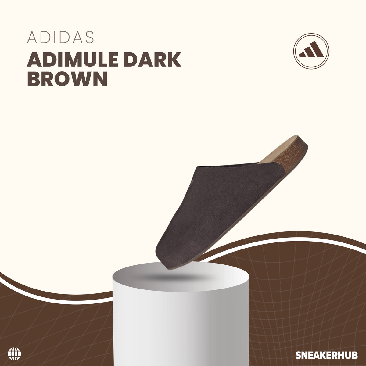 Adidas Adi mule dark brown