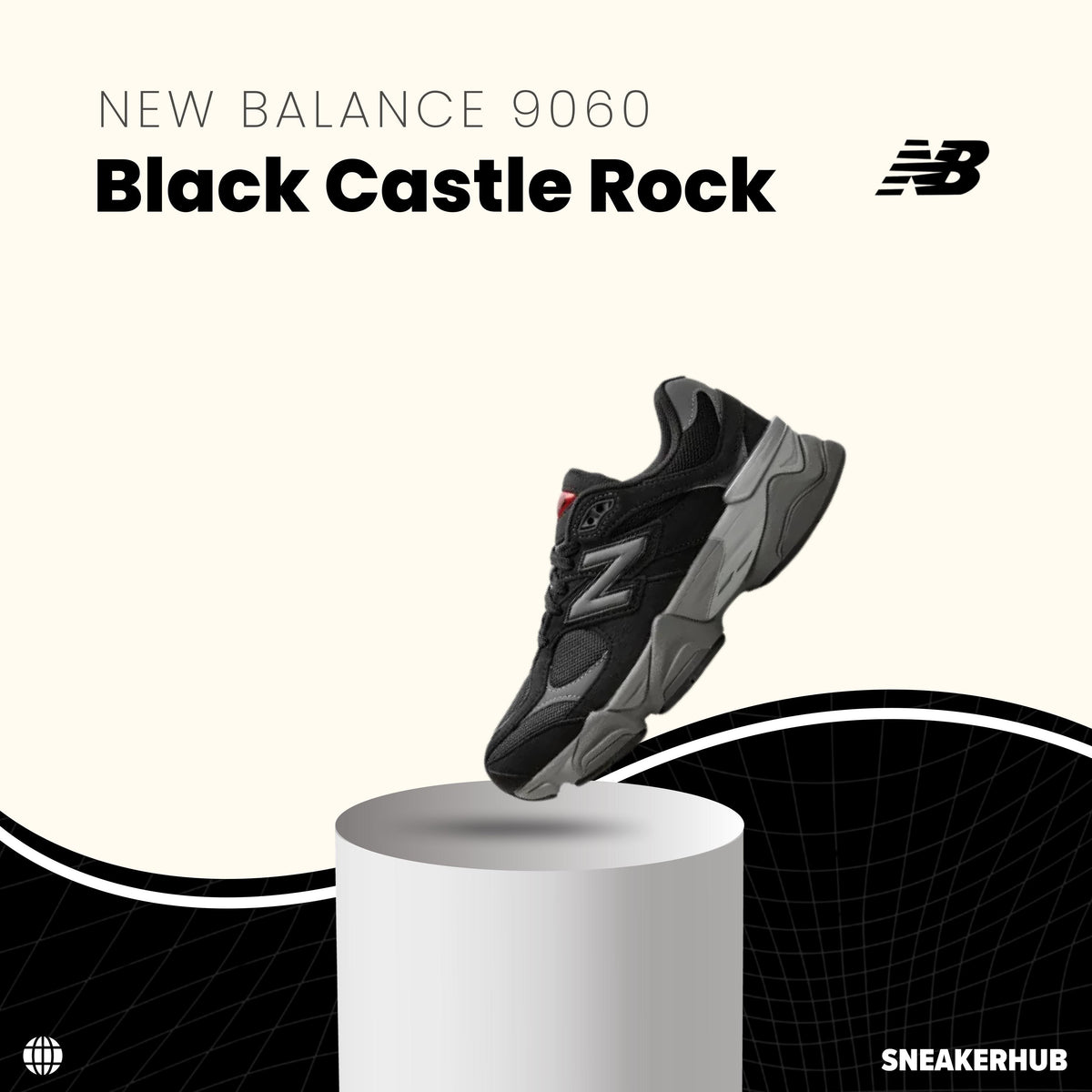 New balance 9060 black castle rock