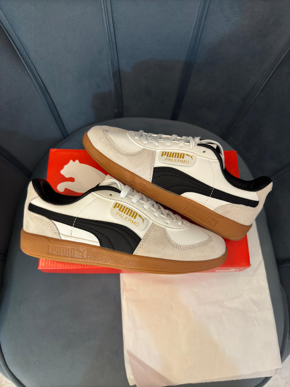 PUMA PALERMO WHITE/BLACK