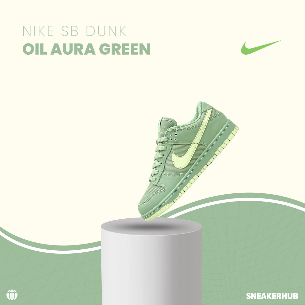 NIKE SB DUNK OIL AURA GREEN