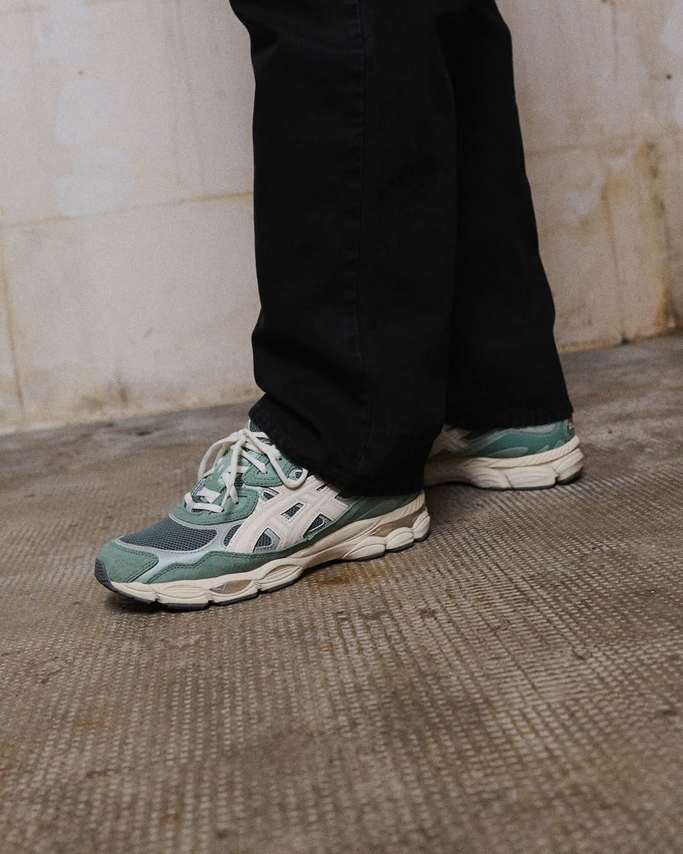 Asics Gel NYC Ivory Smoke Green
