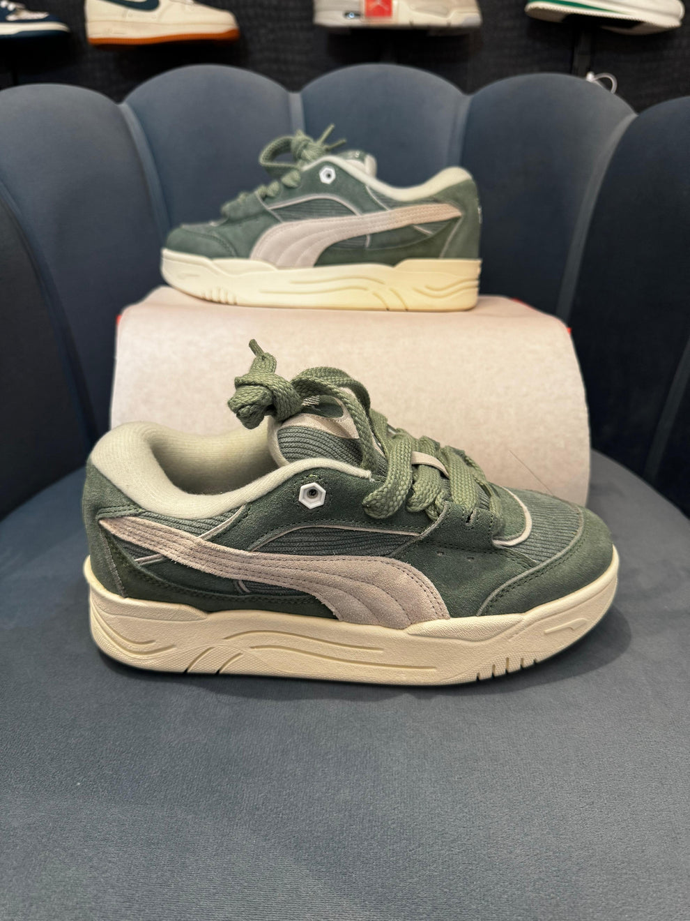 PUMA SUEDE 180 GREY GREEB