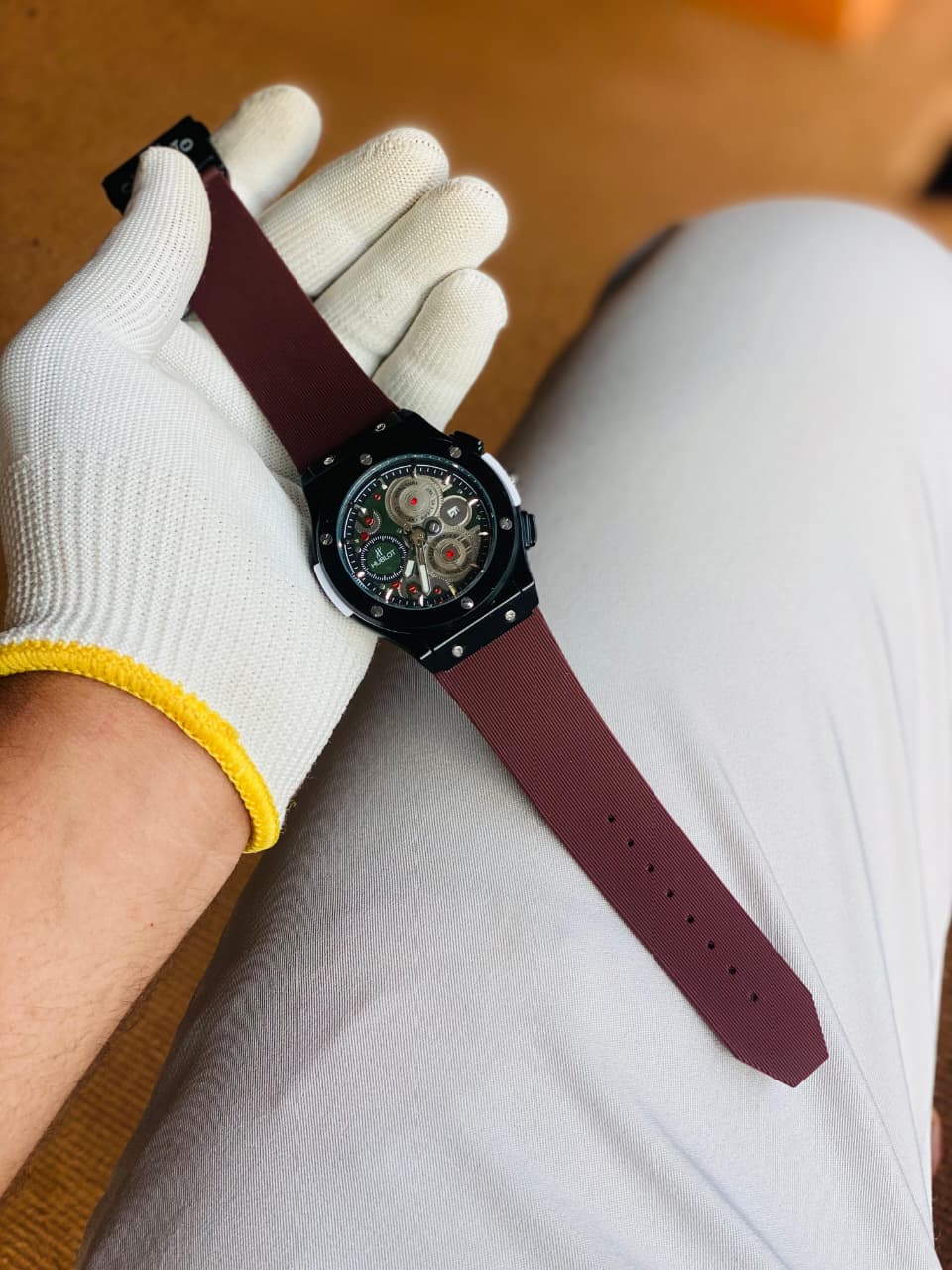 Hublot Watch Men Red