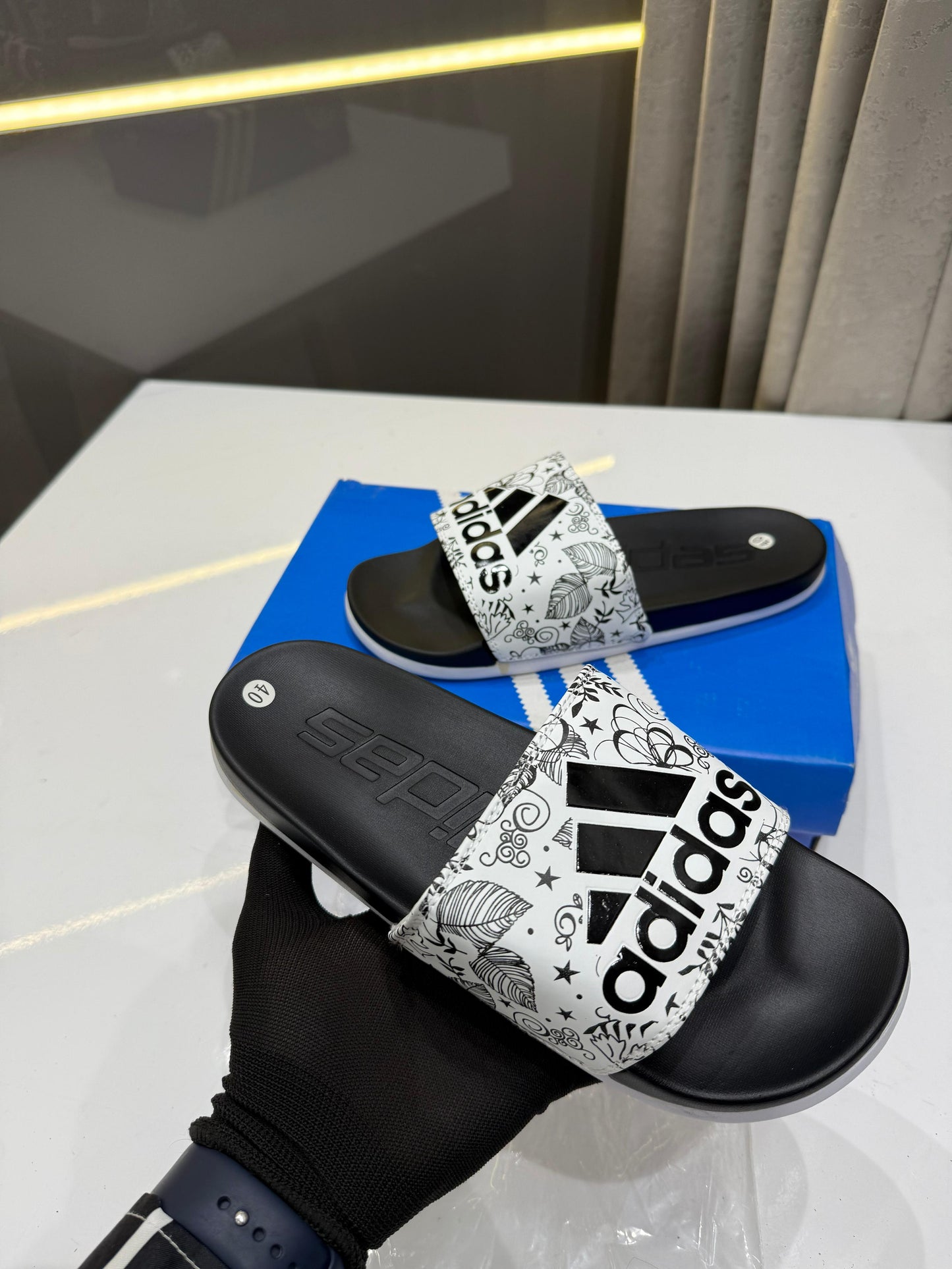 Adidas White Sandal