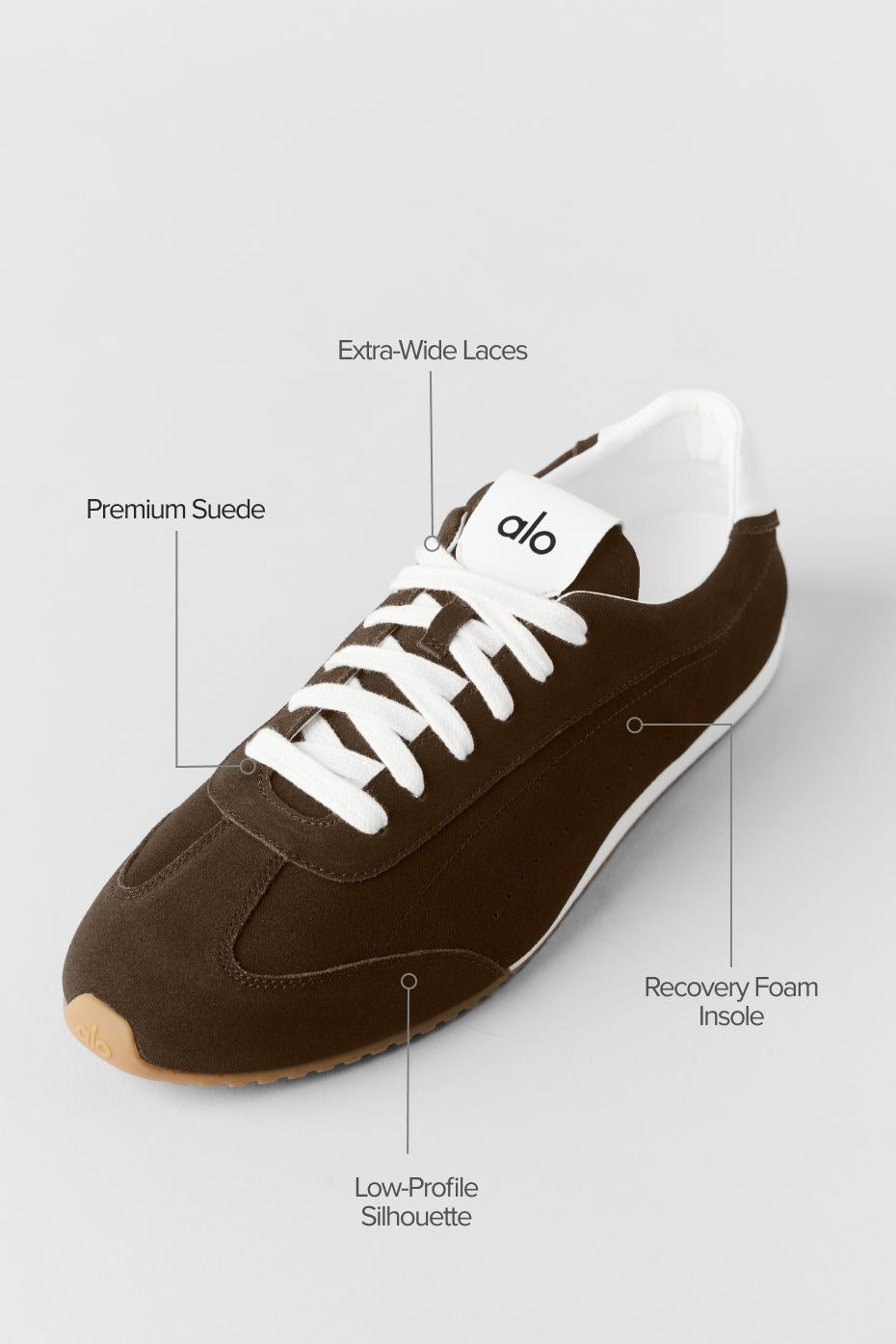 Alo yoga sunset sneaker brown