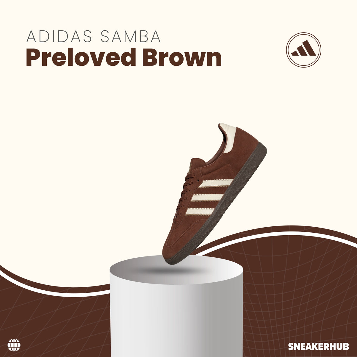 Adidas samba preloved brown