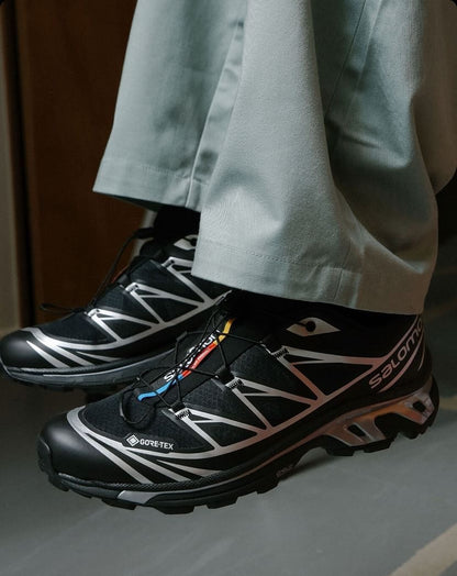 SALOMON XT-6 GORE TEX BLACK SILVER