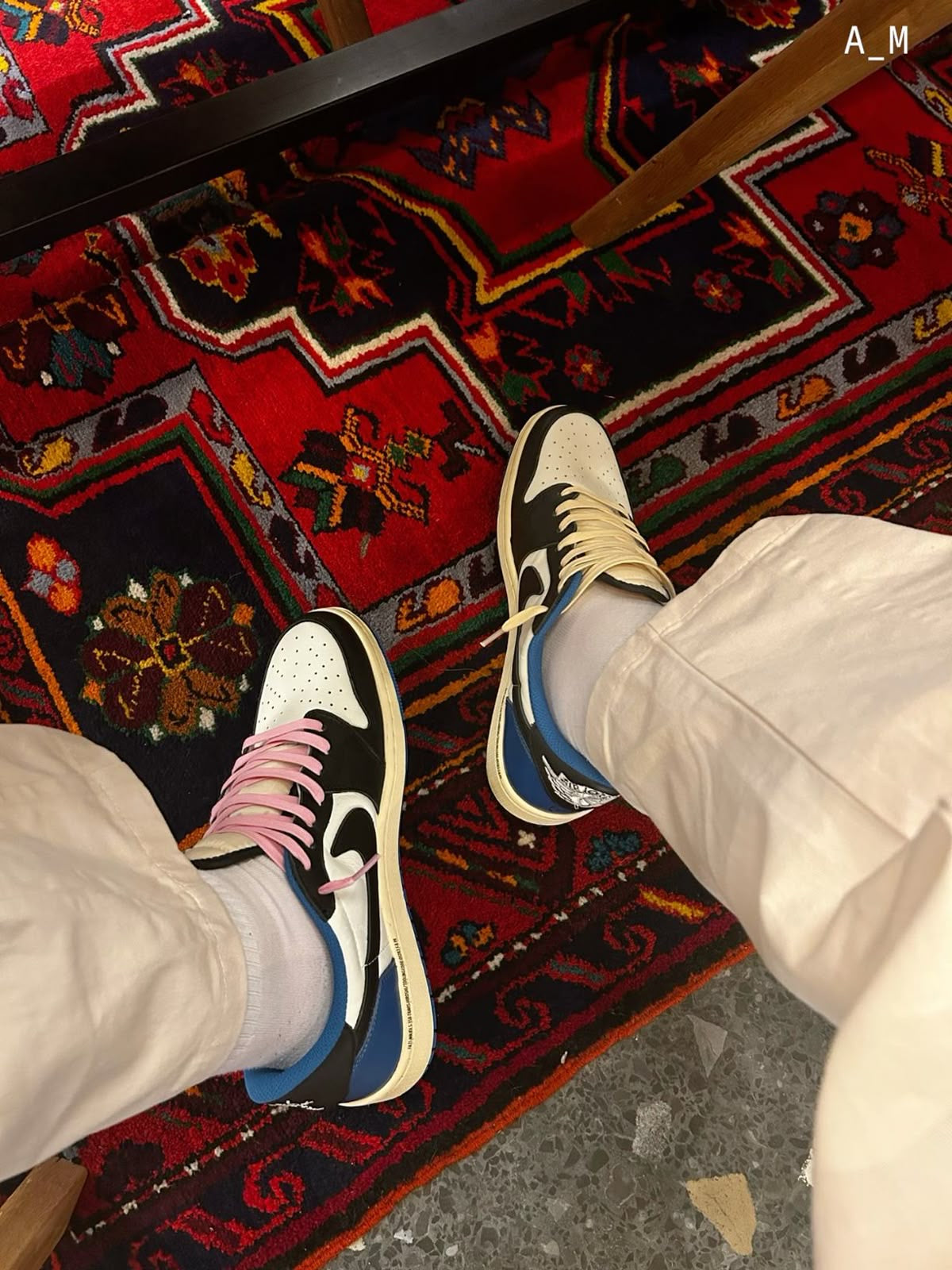 Travis Scott x “fragment Air” jordan 1 low