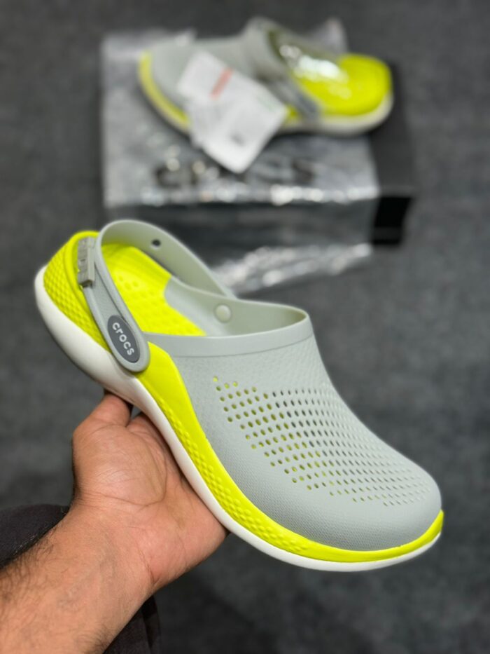 Crocs Literide 360 grey yellow