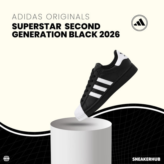 ADIDAS ORIGINALS SUPERSTAR SECOND GENERATION BLACK 2026