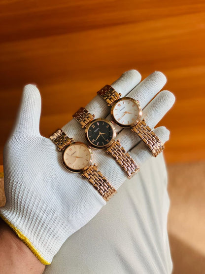 Fossil Watch Women Black/White/Cream