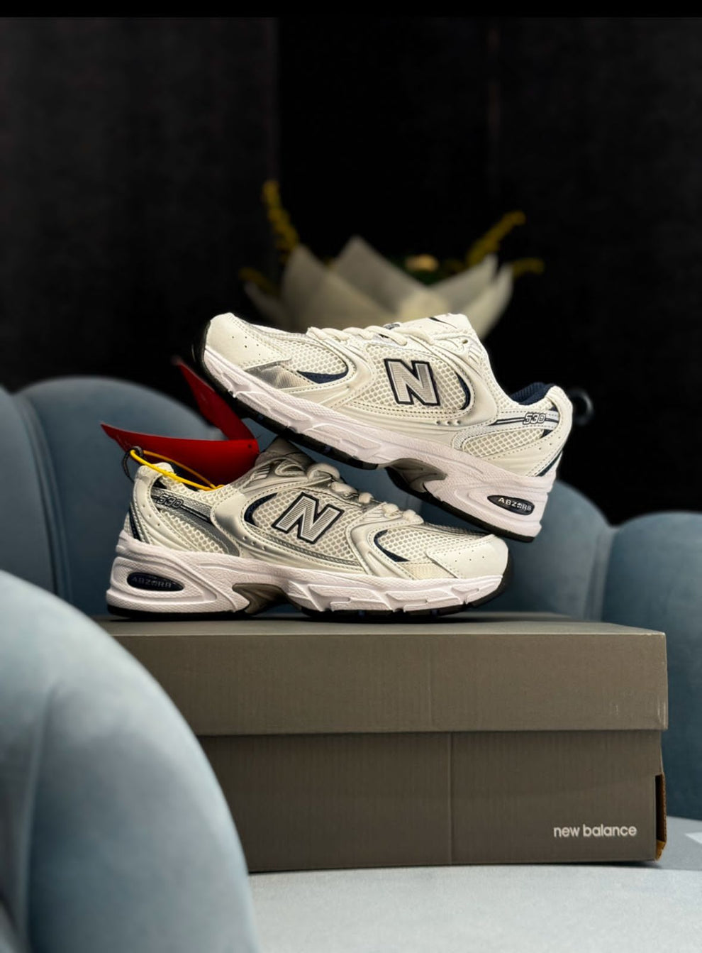 NEW BALANCE 530 SILVER/NAVY