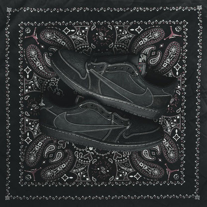 Travis Scott x Jordan 1 Low "Black Phantom"