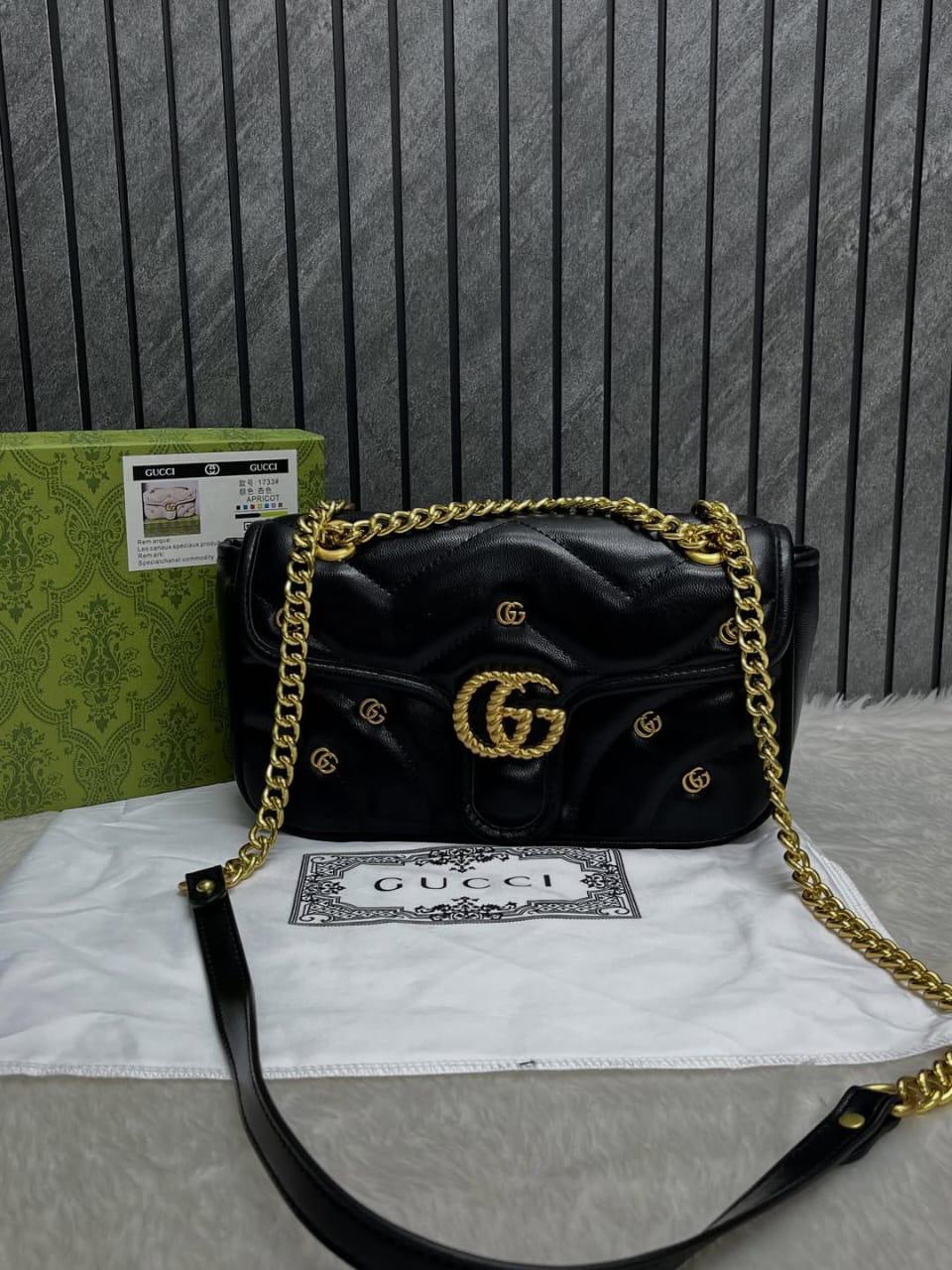 Gucci Handbag Black/Gold