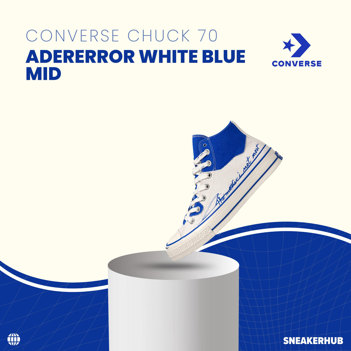 CONVERSE CHUCK 70 ADERERROR WHITE BLUE MID