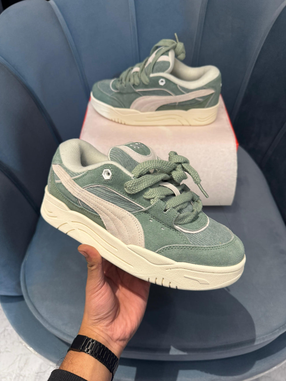 PUMA SUEDE 180 GREY GREEB