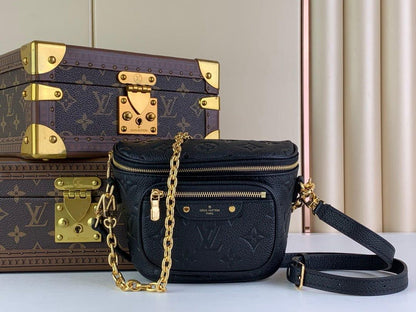 LV Handbag Black/Gold