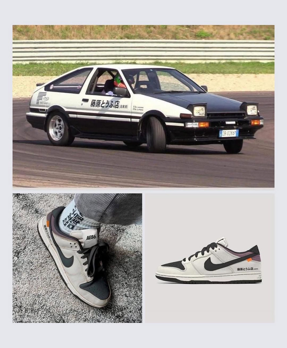 No Brainer x Nike Sb Dunk Low Ae86 "Initial D" (UA QUALITY)