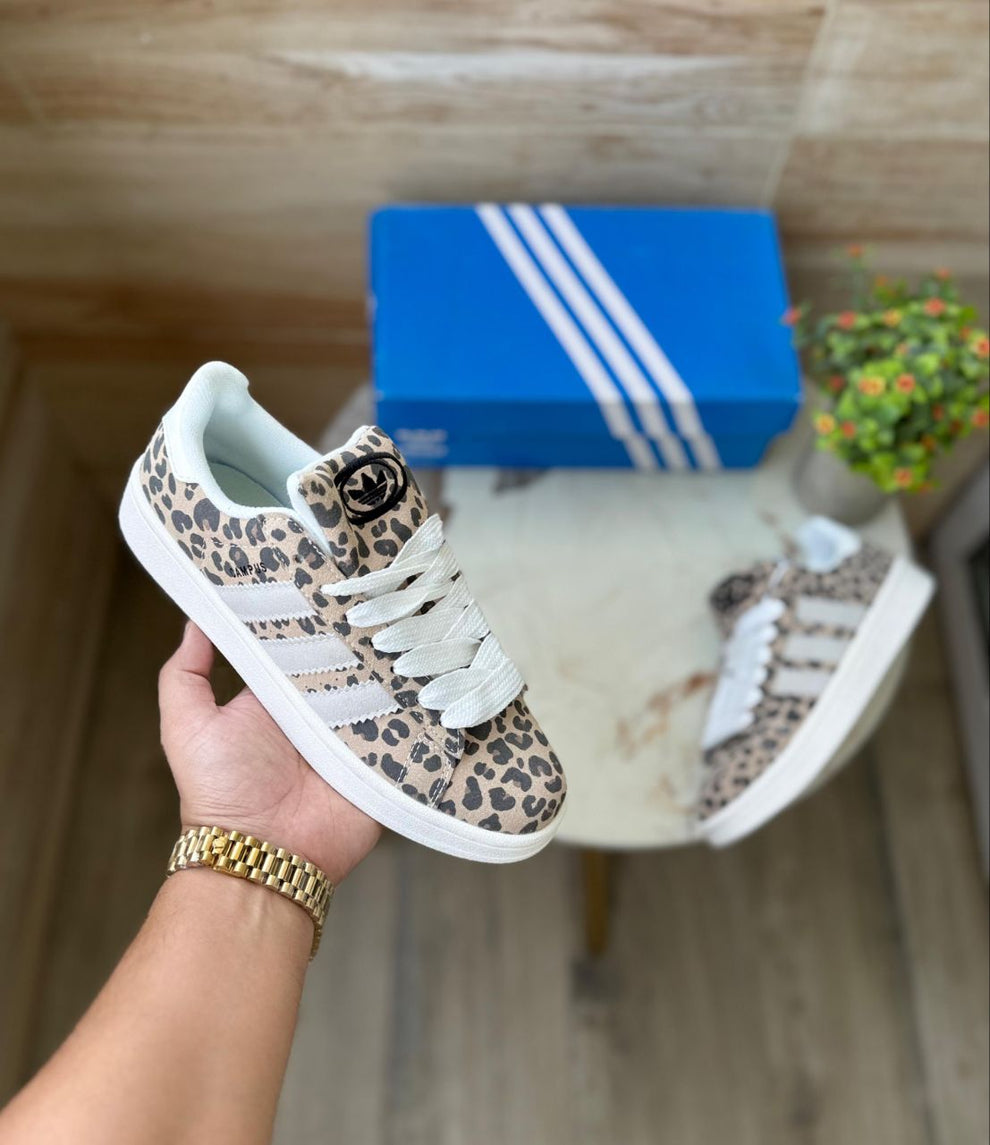 ADIDAS CAMPUS 00s LEOPARD PRINT (White)