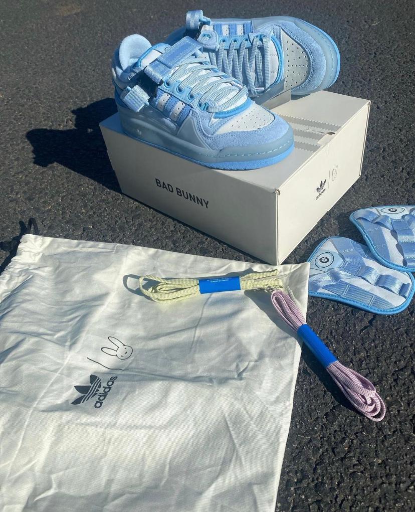 Adiidas Forum Buckle Low Bad Bunny Blue Tint (UA QUALITY)