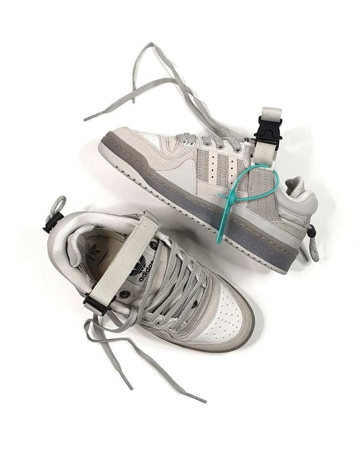 ADIDAS BAD BUNNY FORUM BUCKLE LOW GREY