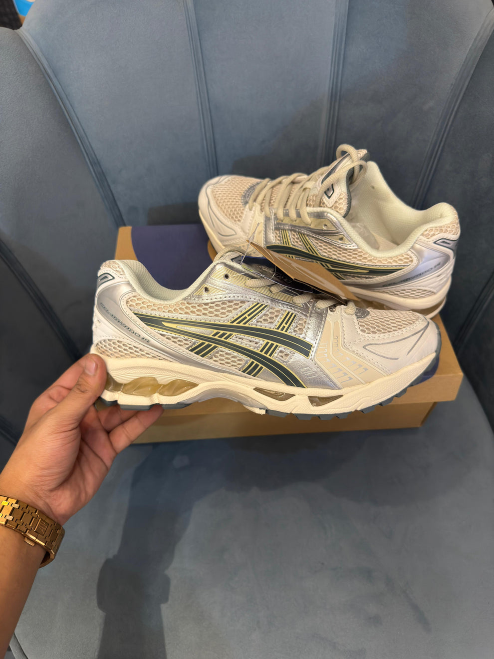 ASICS GEL KAYANO 14 BIRCH DARK