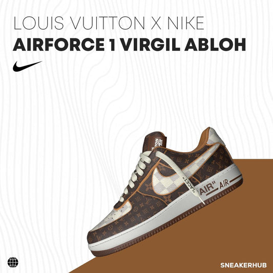 Luis Vuitton X Nike Airforce 1 Virgil Abloh