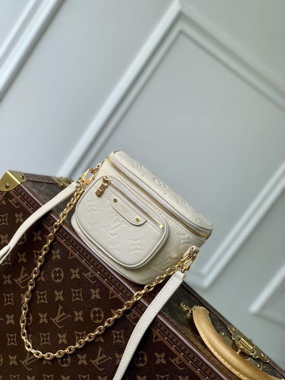 LV Handbag Cream/Gold