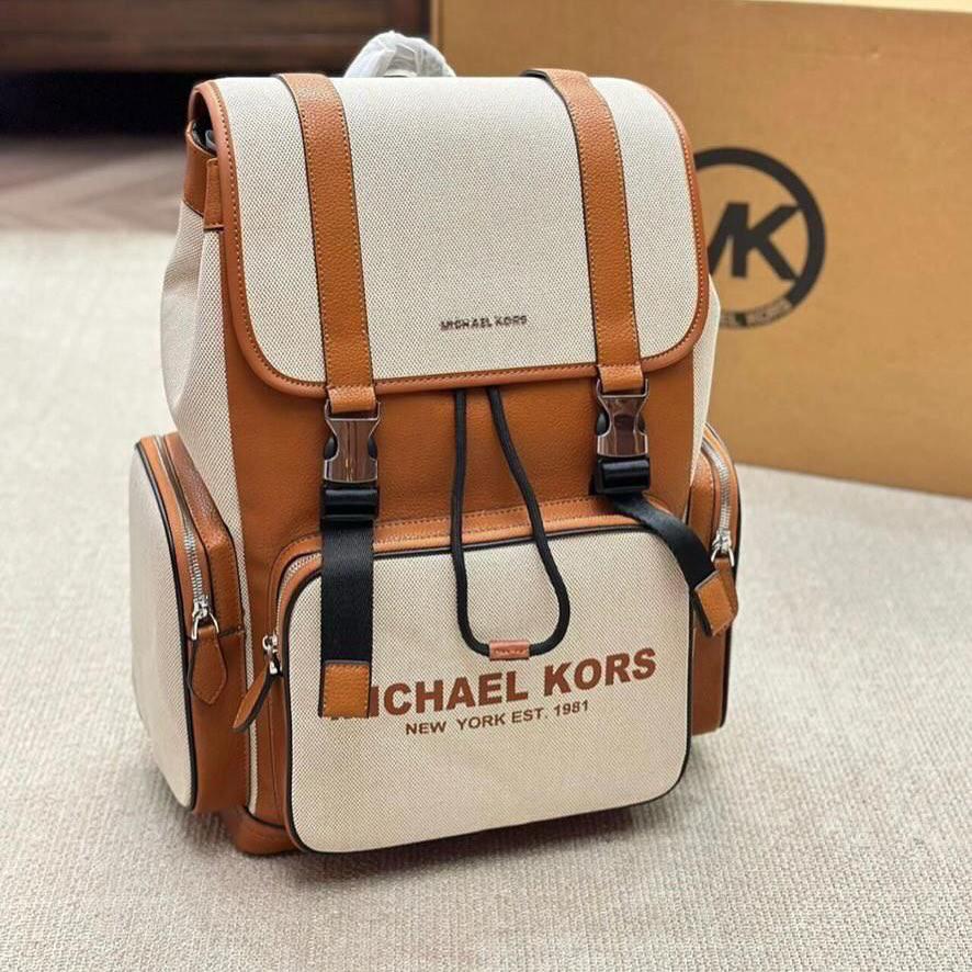 Michael Kors Backpack White/Brown