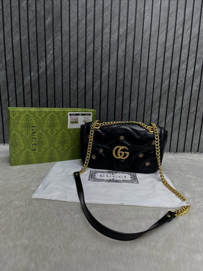 Gucci Handbag Black/Gold