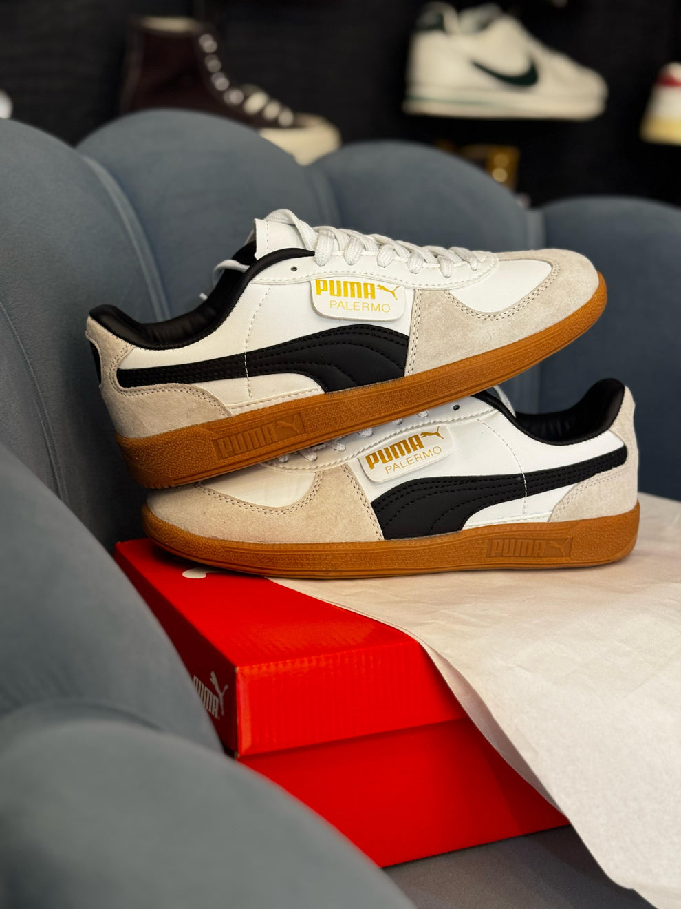 PUMA PALERMO WHITE/BLACK